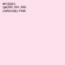 #FCE0EC - Carousel Pink Color Image